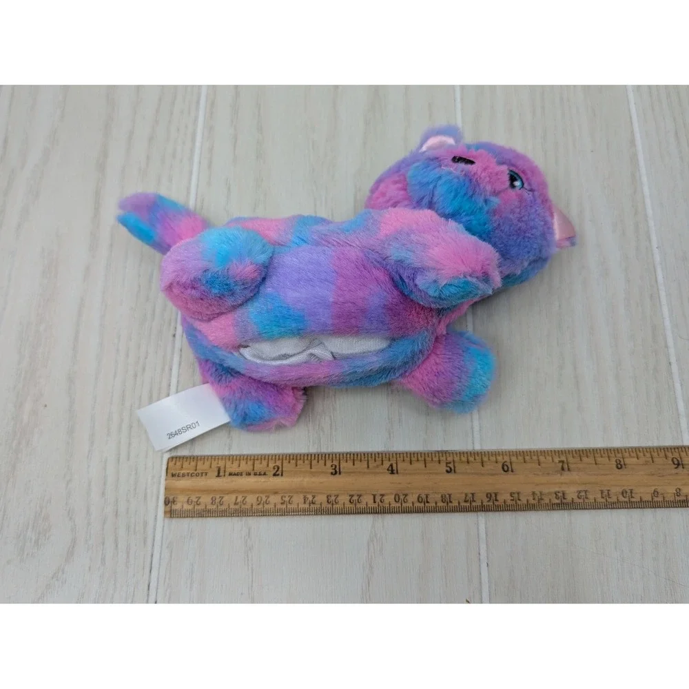 Petite Pet Surprise Plush Lot 5pc Small Purple Pink Blue Dog Cat Puppy Kitty